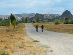 Cyclists in Turkey