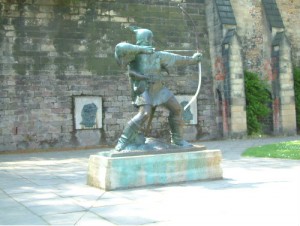 Robin Hood Statue at Nottingham Castle