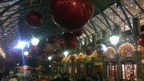 Beautiful Christmas Market at Covent Garden London